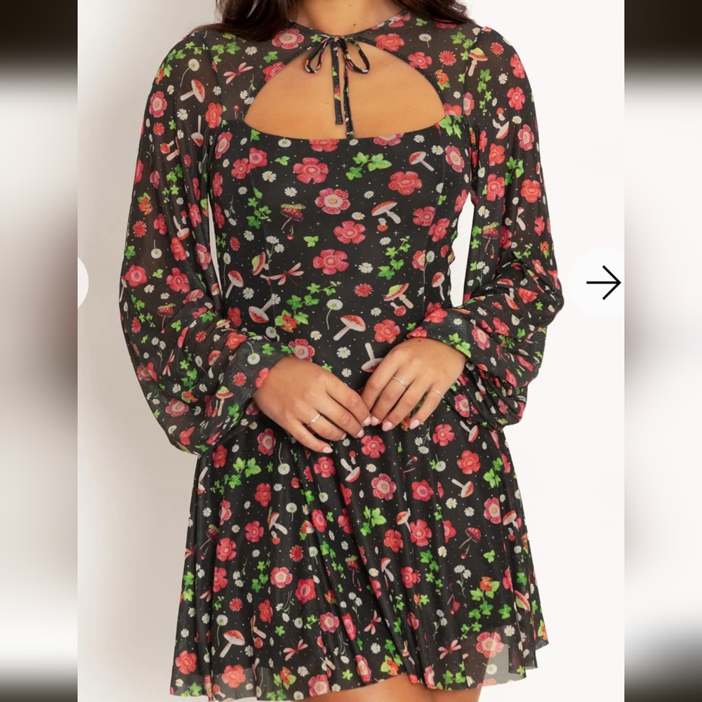 Poison Fields shrug dress by blackmilk